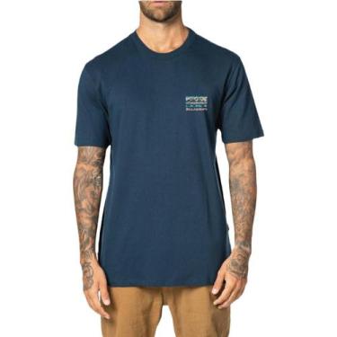 Imagem de Camiseta Billabong Segment Wt23 Masculina Azul Marinho