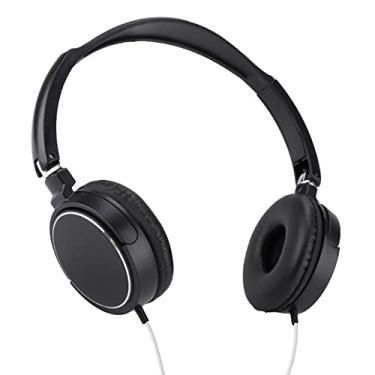 Imagem de Fones de Ouvido Com Cancelamento de Ouvido 18 × 10 × 3 Dobrável Compacto Com Fio Fone de Ouvido Estéreo de Alta Fidelidade para Música