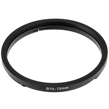 Imagem de Fotodiox Baioneta 70 B70-72mm Anel Adaptador de Filtro Step Up para Hasselblad, Anel Adaptador de Filtro de Metal Preto Anodizado