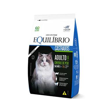 Imagem de Equilíbrio Super Premium Gatos Ração Gatos Equilibrio Adulto Castrado Salmão 1 5Kg