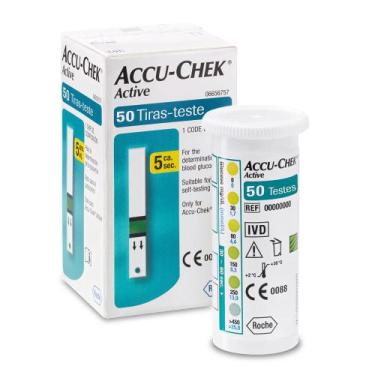 Imagem de Accu-Chek Active Tiras Para Controle De Glicemia C/ 50 Unidades - Accu