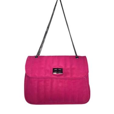 Imagem de Bolsa Matelassê Camurça Rosa