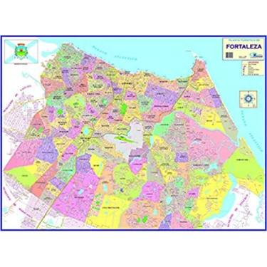 Imagem de Mapa Da Cidade De Fortaleza - Planta Turística - Gigante: Largura 117