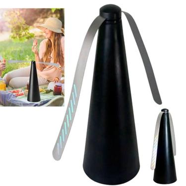 Imagem de Ventilador Repelente Anti Inseto Mosca Mosquito Pernilongo Previne Doenças Portatil Piquenique Acampamento Camping Jardim Quintal Parque