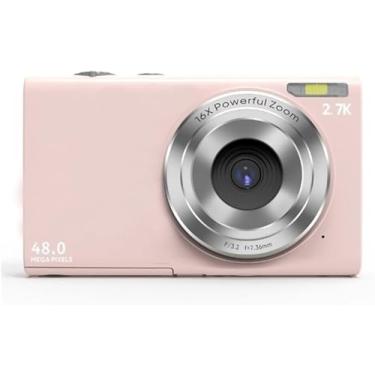 Imagem de Câmera 2.88 Polegada vlogging 48mega 48mp hd câmera digital com zoom digital 16x estudante câmera fotográfica infantil câmera digital, a