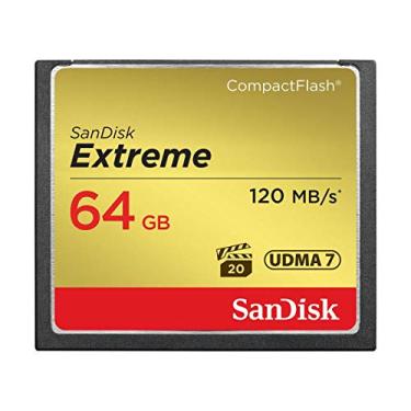 Imagem de Sandisk Cartão de memória Extreme CompactFlash – 64 GB (SDCFXS-064G-A46)