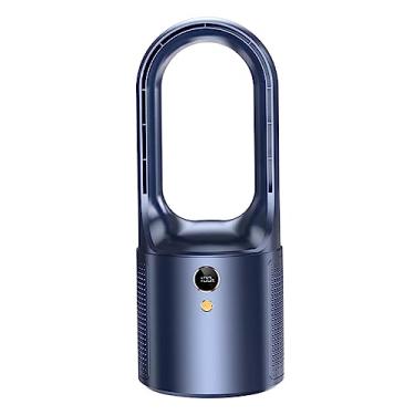 Imagem de Gralara Ventilador de mesa compacto com controle de velocidade, Azul