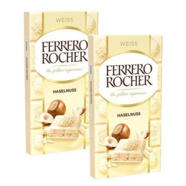 Imagem de 2 Chocolate Branco Ferrero Rocher Sabor Avelã 90G - Raffaello