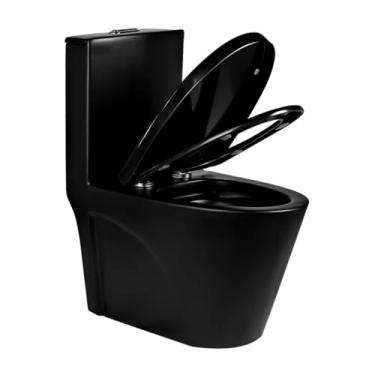 Imagem de Vaso Sanitário Monobloco Caixaacoplada Privada Londres Preto