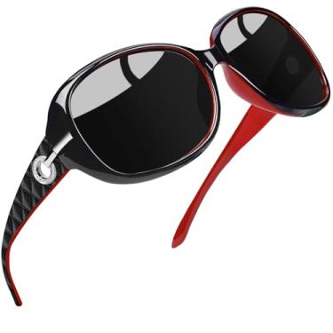 Imagem de Óculos de Sol Feminino Joopin Óculos de Sol Polarizado Proteção UV, Óculos Escuros para Mulheres