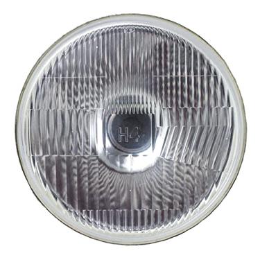 Imagem de JC Performance H4 Conversão Farol Diamante Substituir Feixe Selado Transparente Montagem da Carcaça (17,78 cm Redondo Preto Pó)