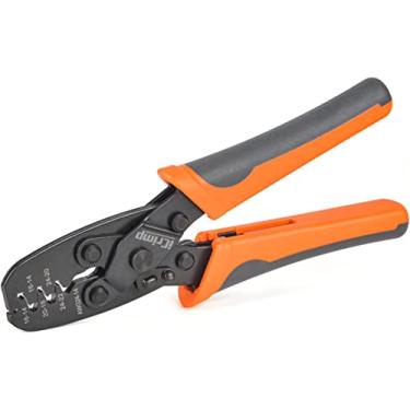 Imagem de (IWS-1424A Open Barrel Crimper) - IWISS Open Barrel Terminal Crimper Plier Tool for Molex Style DELPHI AMP TYCO Terminals Crimper Open Barrel 24-14 AWG