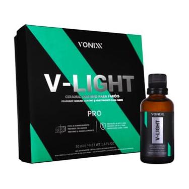 Imagem de V-Light Pro 50ml Vitrificador de Farol Lanterna do Carro Vidro e Para-Brisa Vonixx