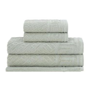 Imagem de Jogo de Toalhas Buddemeyer Olimpo Extra Soft Banhão Verde 5 peças
