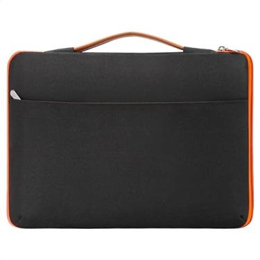 Imagem de Pasta Capa Para Notebook 13 13.3 15 15.6 Polegadas Case Bolsa Maleta Impermeável Compatível Macbook Laptop Dell Acer Hp Lenovo Vaio Positivo (Preto, 15/15.6")