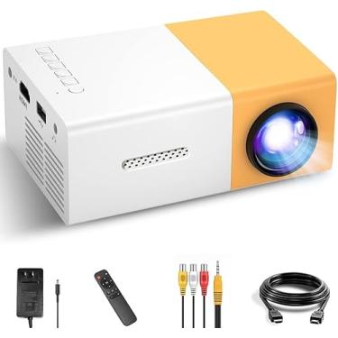 Imagem de Mini Projetor Portátil YG-300 LED 1080P Full HD Para Ambientes Externos, Home Theater, Laptop, Caixa de TV e Máquina de Jogos