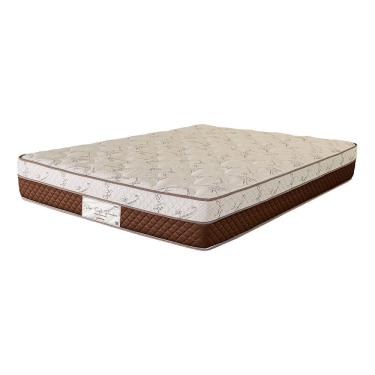Imagem de Colchão King Size 193x203x24 Pro Soft Bamboo Prorelax Molas Ensacadas Pillow Top Turn Free - Marrom	