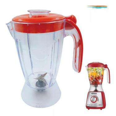 Imagem de Copo de Liquidificador Mondial Eletronic Inox Filter L-74 Vermelho - M