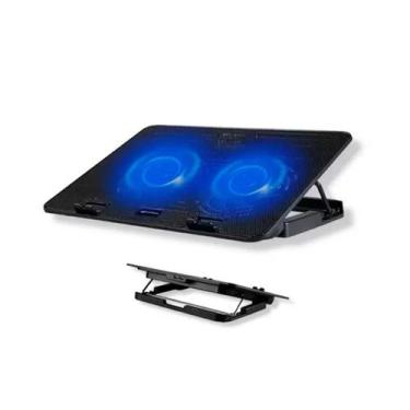 Imagem de Base Cooler Resfriamento Ajustável P/ Notebook Ideapad Flex - Fam