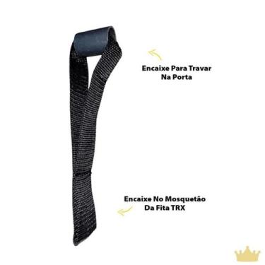 Imagem de Suporte de Porta Para Fita De Suspensão ATX - Rei do Fitness, Puxadore