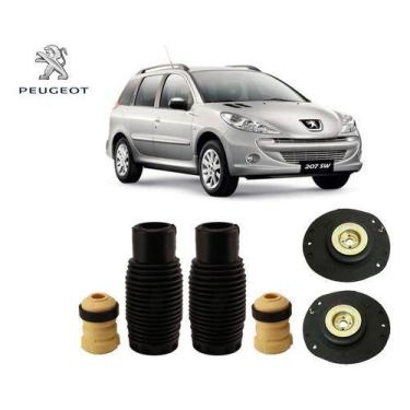 Imagem de 2 Kit Do Amortecedor Coxim Batente Coifa Dianteiro Peugeot 207 Sw Peru