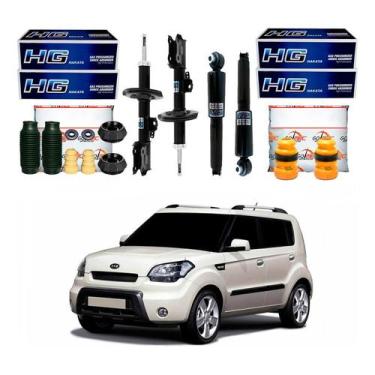 Imagem de Kit Amortecedor Dianteiro Traseiro Kia Soul 1.6 2009 A 2011 - Nakata