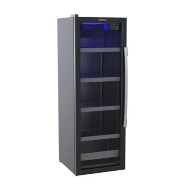 Imagem de Cervejeira Expositora 200L Blue Light Porta de Vidro Invertida EXPVQBL