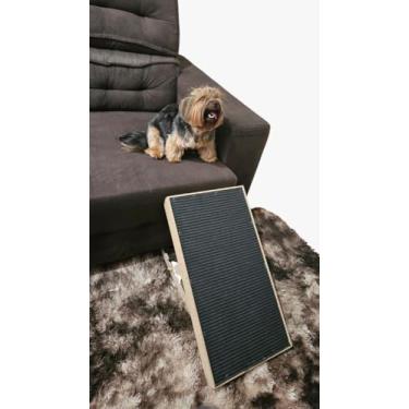 Imagem de Luma Pet, Rampa Pet Antiderrapante Regulagem Altura Gato Cachorro Mdf