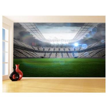 Imagem de Papel De Parede 3D Esporte Estádio Gramado Campo 3,5M Spt61 - Você Dec