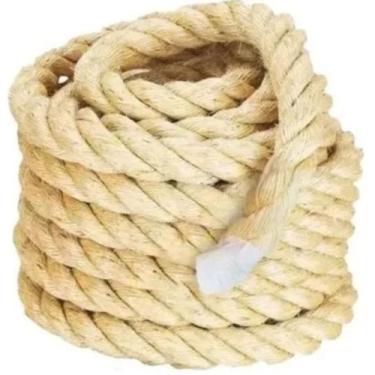 Imagem de Corda De Sisal 32mm 15 Metros Naval Reforçada Decoração Arte - Fits Li