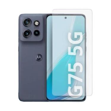 Imagem de Pelicula Proteção De Vidro 3D Compatível Para Moto G75 5G - Distribuid