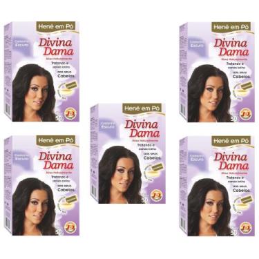 Imagem de Hene em Po Divina Dama 05x50gr Jaborandi ( Cores: Incolor, Chocolate, 