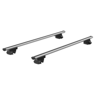 Imagem de Rack de Teto Universal Eros Alumínio Prata P/Longarina - Bepo