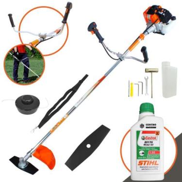 Imagem de Máquina de Cortar Grama Á Gasolina Com Óleo Stihl Vulcan VR430S 43cc 1