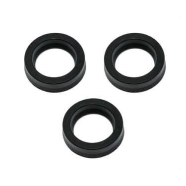 Imagem de Kit gaxeta 3pçs 12x18x5mm lavadora lavor magnum, jaguar