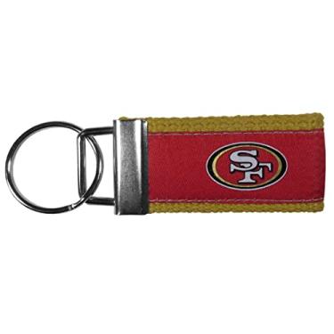 Imagem de Siskiyou Sports Chaveiro de tecido NFL San Francisco 49ers, tamanho único, cores do time