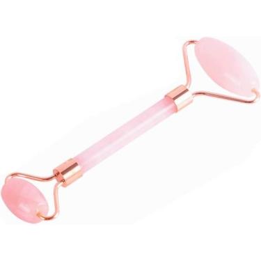 Imagem de Rolo de Quartzo Rosa, Massageador facial com ROLO DE QUARTZO ROSA Jade