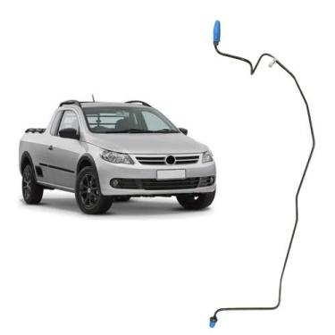 Imagem de Tubo Freio Cilindro Mestre Ao Modulo Abs VW Saveiro G5 - Volkswagen