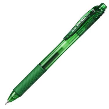 Imagem de Caneta Gel Energel X 0.5 Retrátil PENTEL BLN105 Cores, Verde