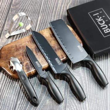 Imagem de Facas Inox Premium Chef Cozinha 5 Peças - Online