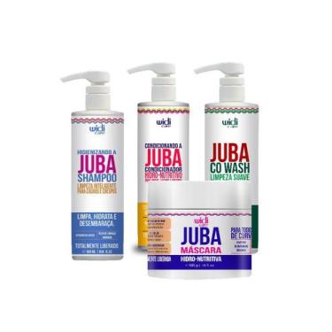 Imagem de Kit Máscara, Co Wash, Shampoo, Condicionador Juba Widi Care