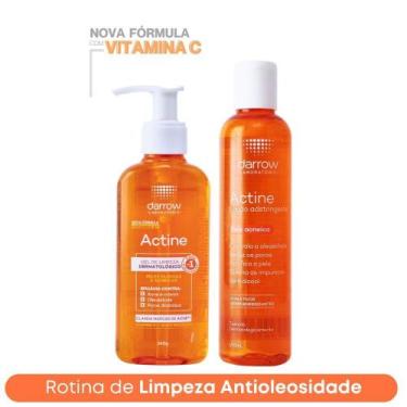 Imagem de Kit Sabonete Facial 140 Actine + Tônico Adstringente Facial Actine 190