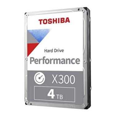 Imagem de Toshiba Disco rígido interno X300 4TB desempenho e jogos 3,5 polegadas – CMR SATA 6 GB/s 7200 RPM 512 MB cache - HDWR740XZSTA