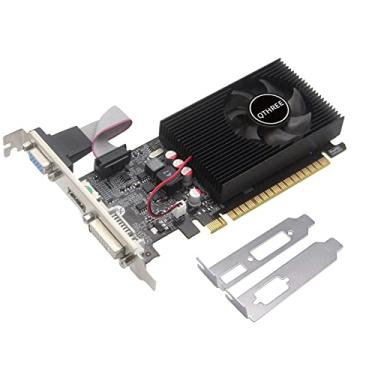 Imagem de QTHREE Placa gráfica NVIDIA GT 730 4GB, DDR3, 128 bits, placa de vídeo para PC, PCI Express x16, DVI-I, HDMI, VGA, GPU de computador de perfil baixo, DirectX 11, suporta 2K