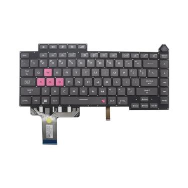 Imagem de Teclado de substituição para notebook ASUS ROG 5R Strix G15 G513 G513Q G513QY G513QM G513QR G513I G513IC G513IE G513IH G513IM G533 retroiluminado EUA 2021 (versão em inglês dos EUA)