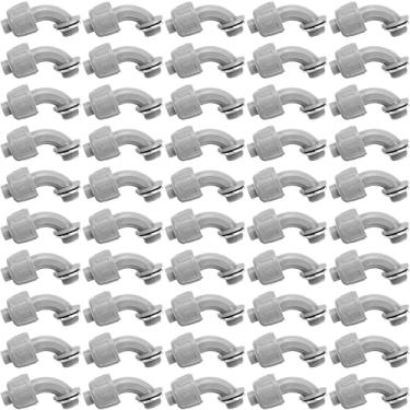 Imagem de Yaomiao Conector líquido apertado de 1/2 polegada, acessórios de conduíte elétrico de PVC, conector de conduíte flexível de 90 graus para suprimentos de ferramentas de tubo de banheiro doméstico,