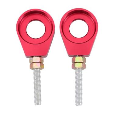 Imagem de GOOFIT Substituição do tensor do ajustador de corrente de 15 mm para XR CRF 50 70 Bike Scooter 110cc 125cc Chinese Pit Dirt Bike Lifan YX SSR Vermelho