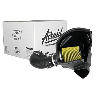 Imagem de Airaid Sistema de admissão de ar frio: aumento da potência, filtro de óleo de algodão: compatível com Ford (Mustang Shelby), AIR-454-378