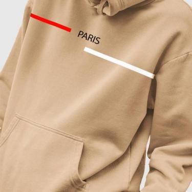 Imagem de Blusa Moletom Genuine Grit Masculina Estampada Algodão 30.1 Paris, Beg