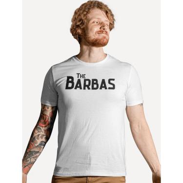 Imagem de Camiseta King & Joe Masculina Collab The Barbas Branca-Masculino
